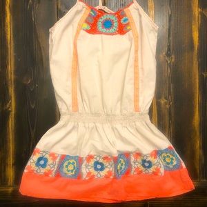 NWOT Lulumari- 🌼Super Chic Floral 🌼BOHO Racerback Spaghetti Strap Top SZ Small